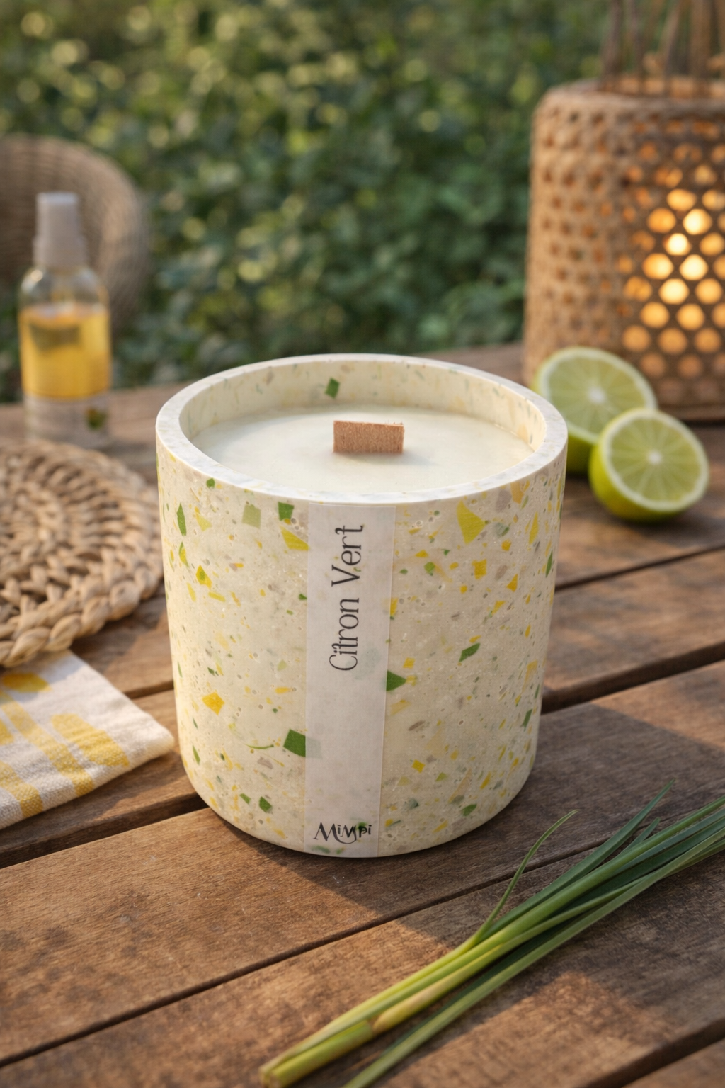 Lemon-lime candle