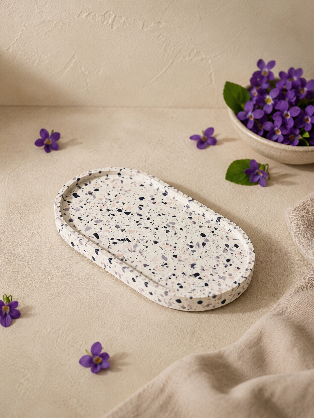 Plateau ovale | Violette