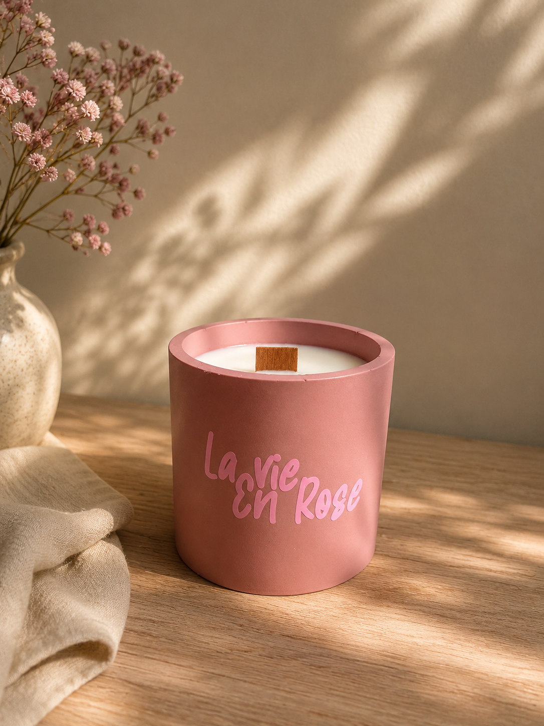 Bougie La Vie en Rose